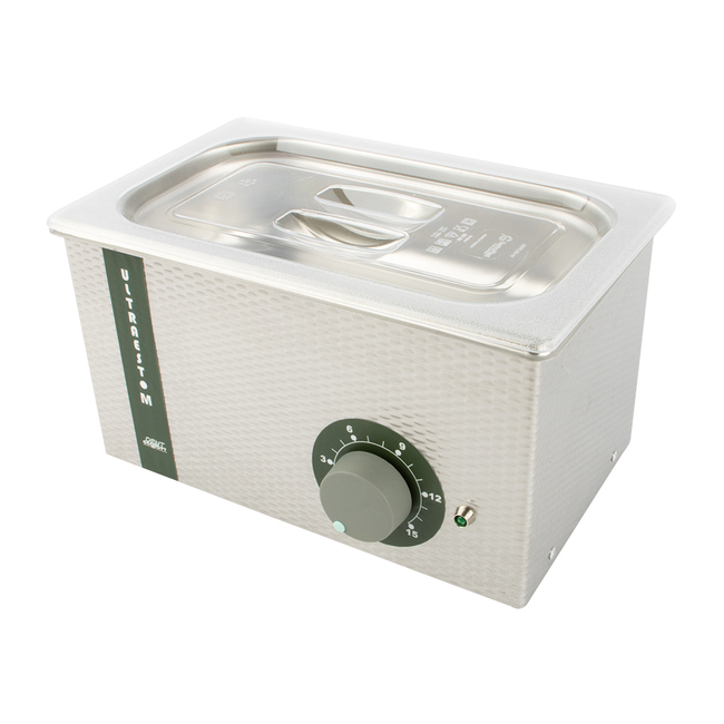 UltraEst M - ультразвуковая ванна для предстерилизационной очистки и дезинфекции стоматологических наконечников, среднего и мелкого инструментария, 1,6 л | Геософт Дент (Россия)